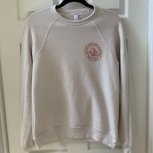 Camp Brand Goods crew neck sweater, size small